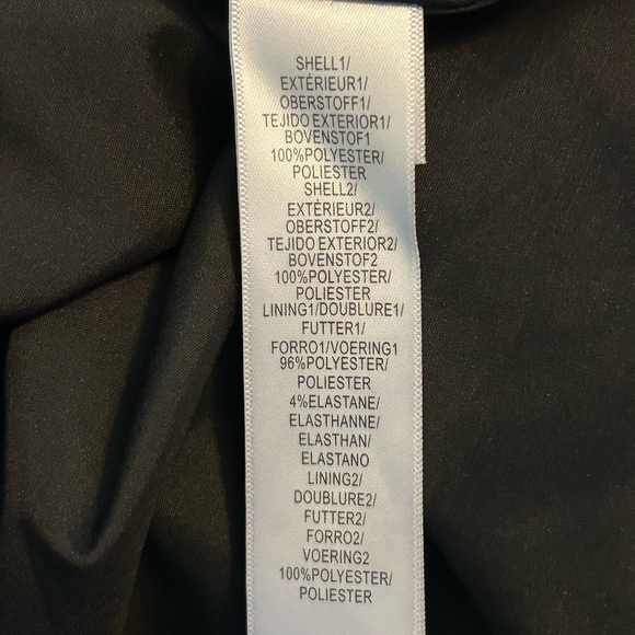 Aidan Mattox black lace and crepe dress with pockets - Picture 8 of 9